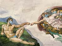 The Creation of Adam (Post-Pandemic)