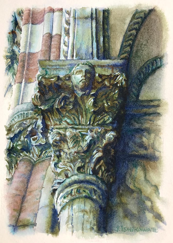 Doge's Palace Column Detail