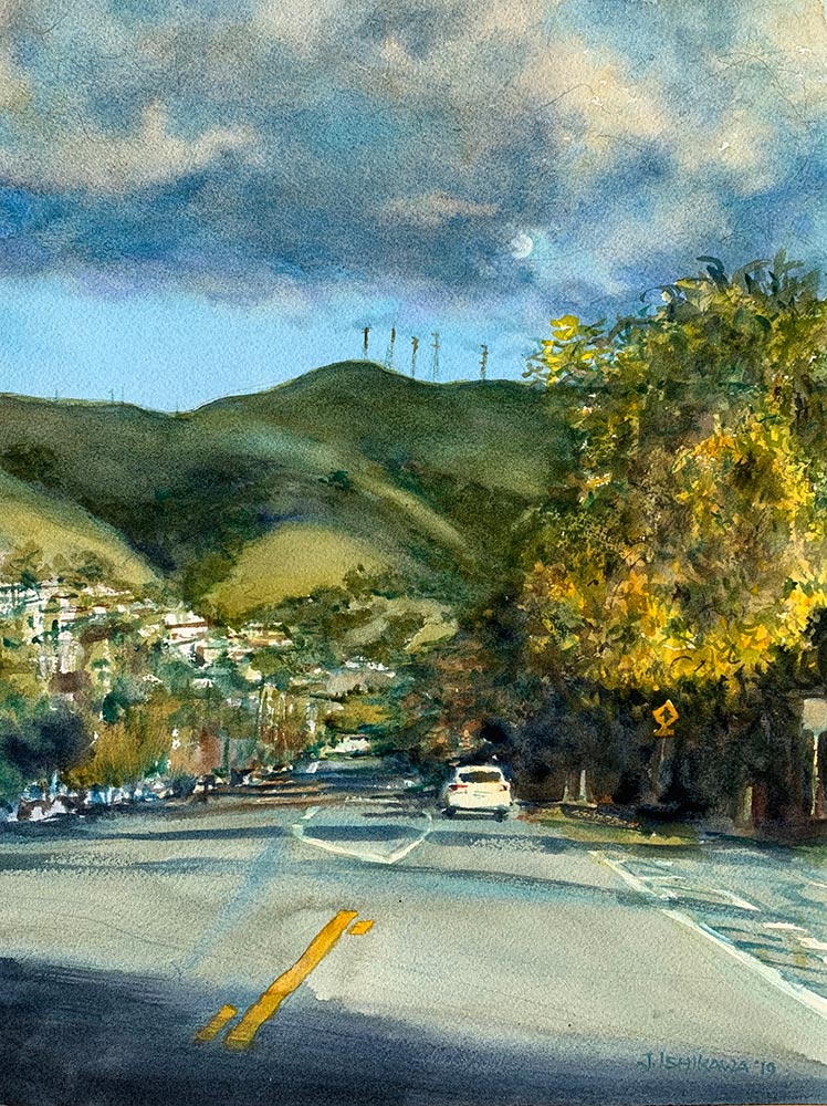 Toward the Hills (Washington Blvd)