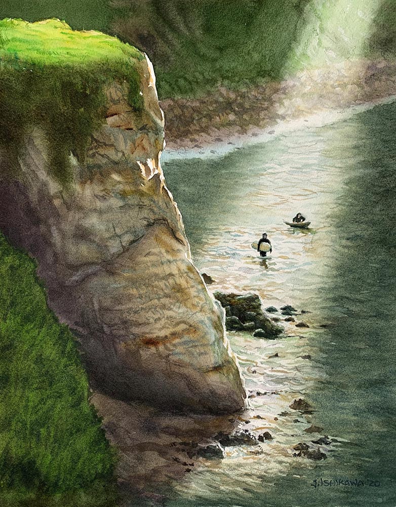 Paddling Out