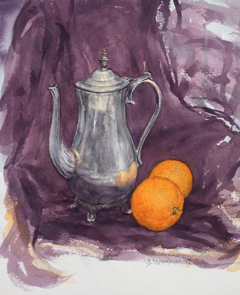 Teapot and Oranges