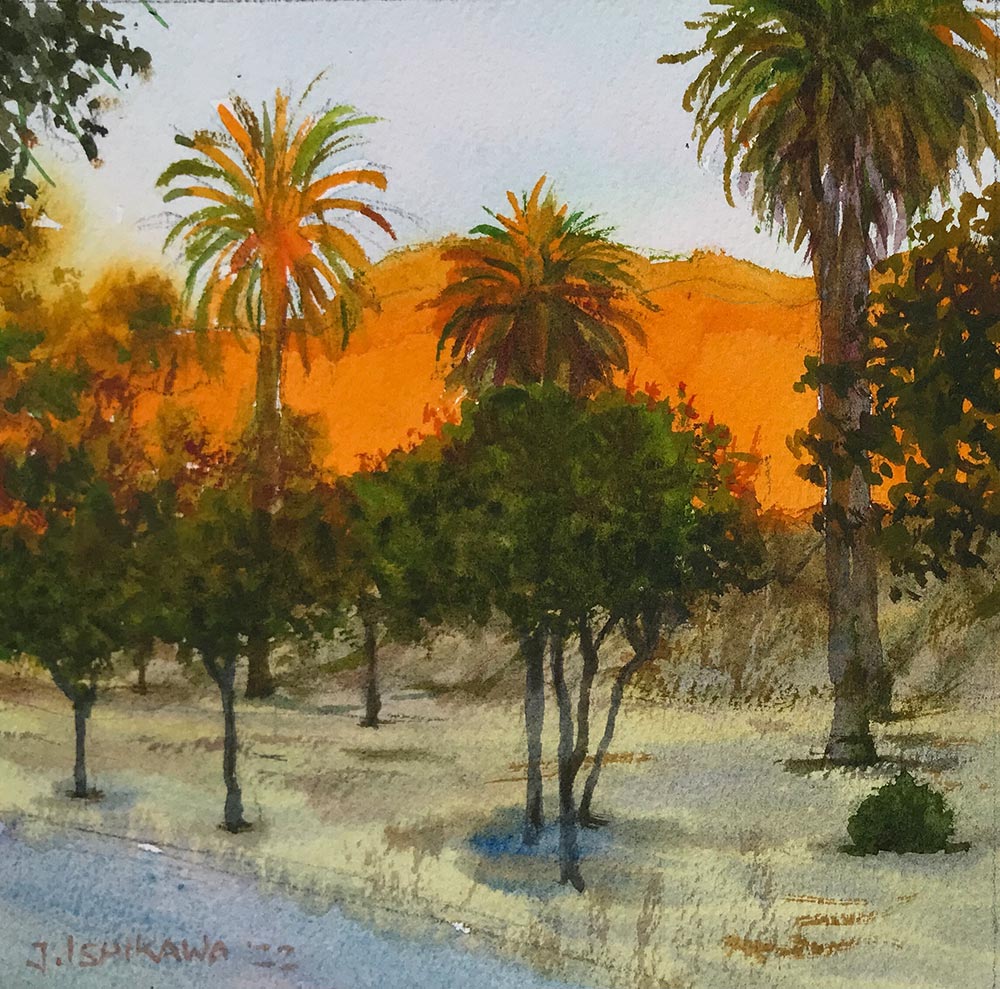 Palms at Sunset