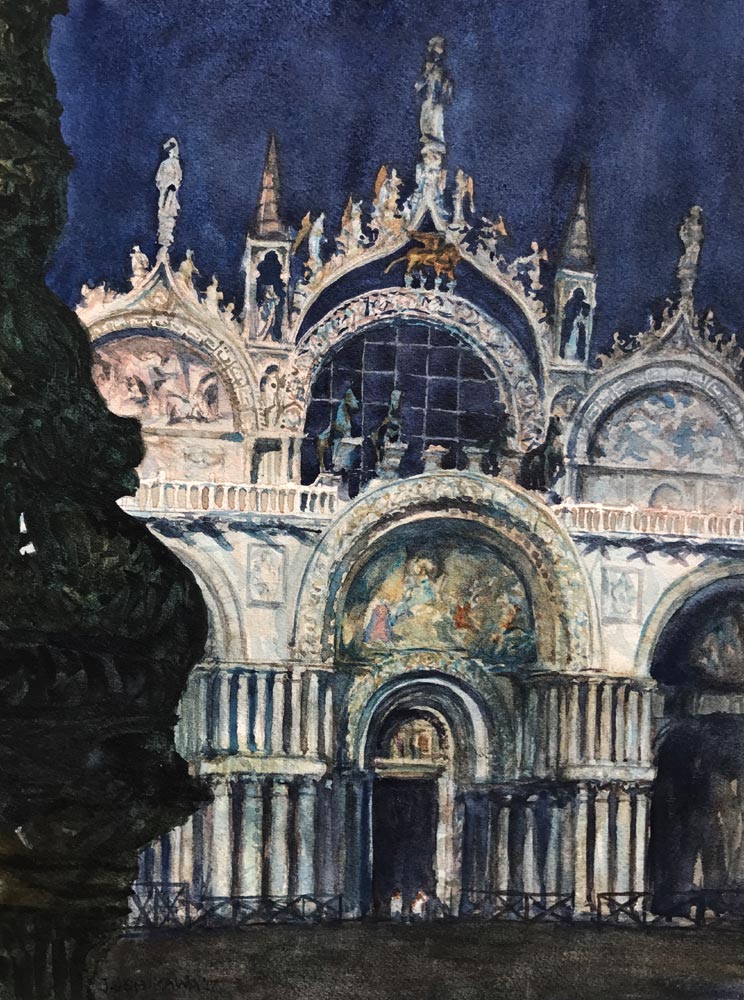 Night View of St. Mark's (Venice)