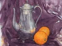 Teapot and Oranges
